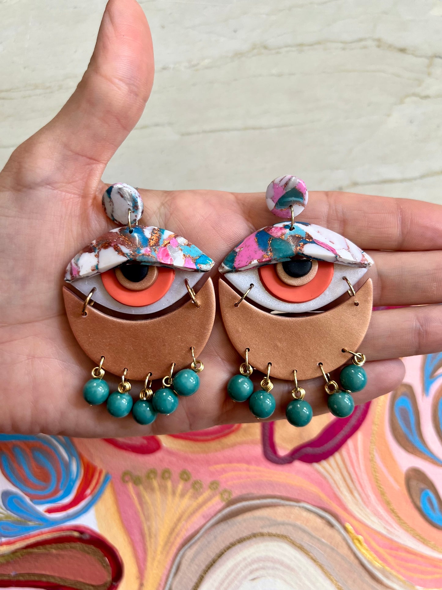 Evil Eye Statement Earrings