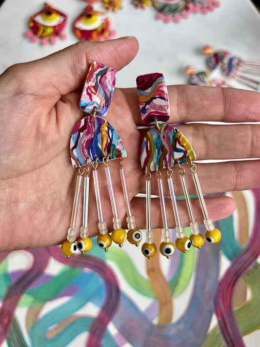 Colorful Dangle Earrings