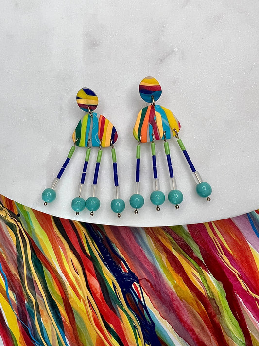 Colorful Dangle Earrings